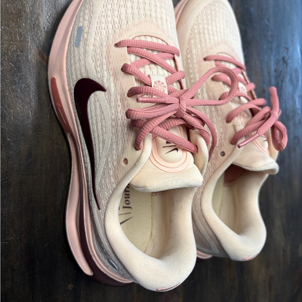 Nike Women's Blush and Beige Sneakers